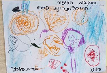 ילדי גן ערבה באשדוד ציירו את חדרו של איתמר ואת הצעצועים בעקבות 